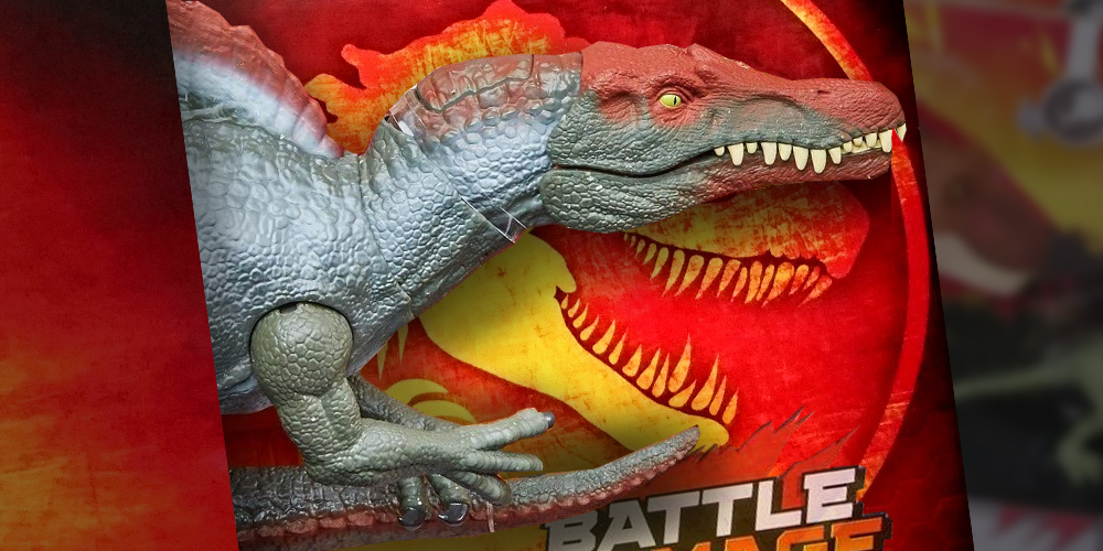 Toys Jurassic World BATTLE DAMAGE SPINOSAURUS FIGURE EXCLUSIVE DINOSAUR ...