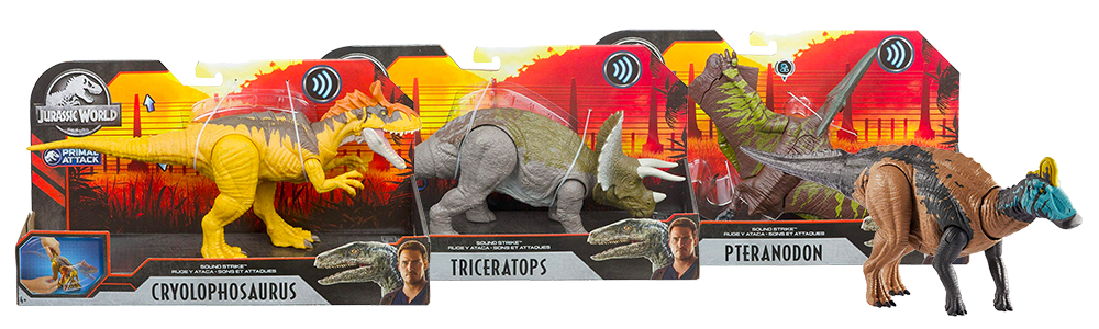 Jurassic World Sound Strike Triceratops