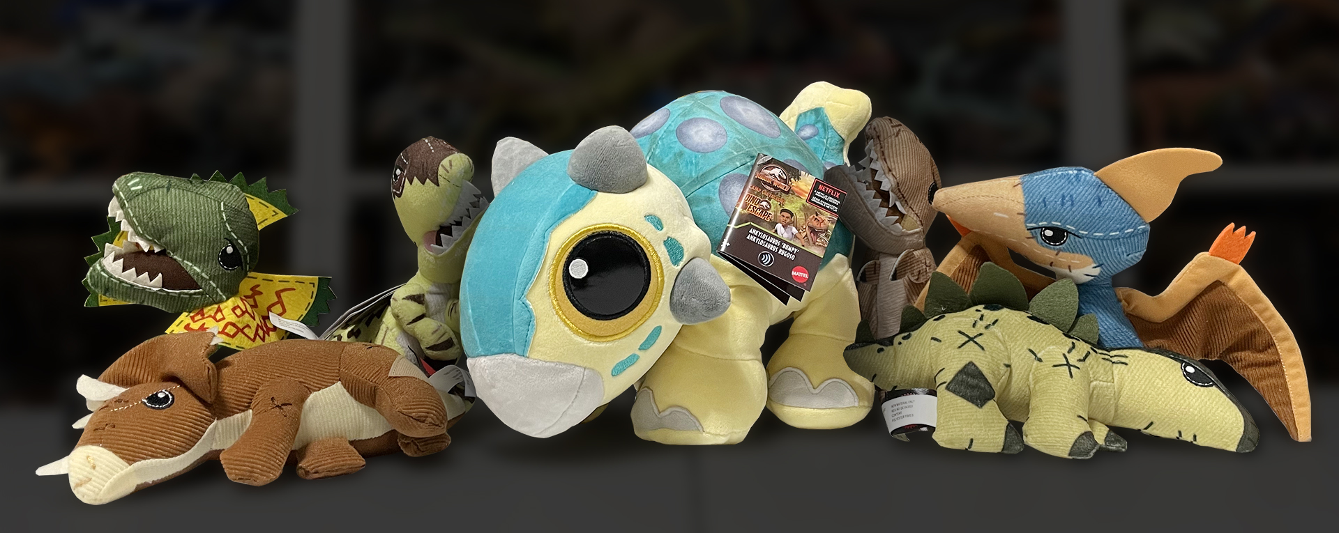 jurassic world bumpy stuffed animal