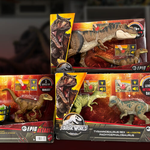 Jurassic World Epic Attack Battle Chompin Carnotaurus Dinosaur 2023